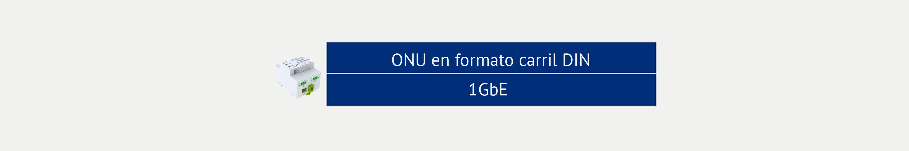 ONT GPON carril DIN